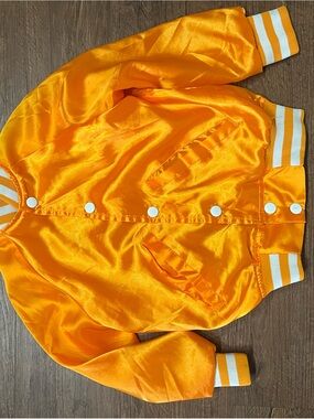 Baby Tennessee Vols Orange Satin Bomber Jacket “VOLS” Kids 6 Months